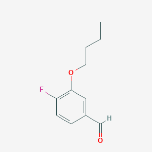 molecular formula C11H13FO2 B1383369 3-Butoxy-4-Fluorobenzaldehyde CAS No. 1378815-44-1