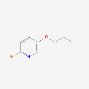 molecular formula C9H12BrNO B1383395 2-溴-5-(仲丁氧基)吡啶 CAS No. 1620690-95-0