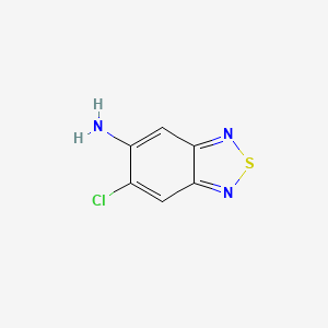 molecular formula C6H4ClN3S B1383396 5-氨基-6-氯-2,1,3-苯并噻二唑 CAS No. 100191-31-9