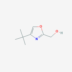 molecular formula C8H13NO2 B1383401 (4-叔丁基-1,3-噁唑-2-基)甲醇 CAS No. 1783776-09-9