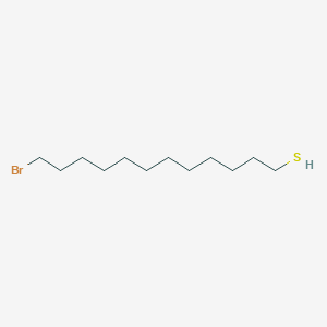 molecular formula C12H25BrS B1383429 12-Bromo-1-dodecanethiol CAS No. 176109-91-4