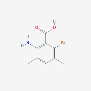 2-Amino-6-bromo-3,5-dimethylbenzoic acid