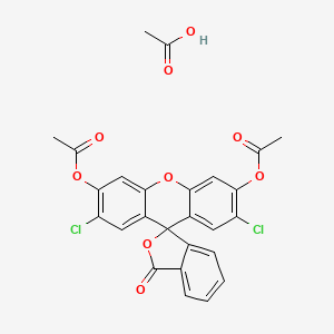 molecular formula C26H18Cl2O9 B13834334 5(6)-Carboxy-DCFDA 