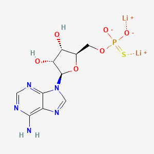 molecular formula C10H12Li2N5O6PS B13834371 Adensine 5'-O-thiomonophosphate dilithium salt 