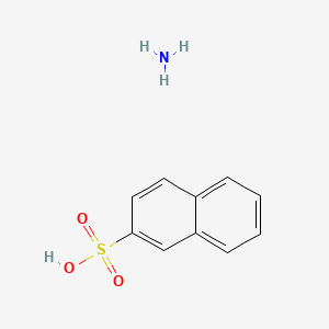molecular formula C10H11NO3S B13834394 2-Naphthalenesulfonic acid ammonium salt CAS No. 37087-01-7