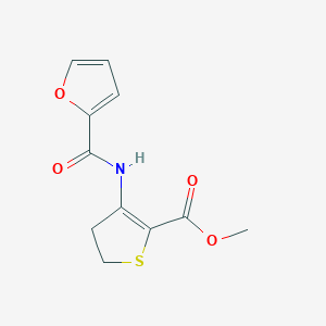 molecular formula C11H11NO4S B13834639 Methyl 3-(furan-2-carboxamido)-4,5-dihydrothiophene-2-carboxylate 