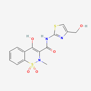 molecular formula C14H13N3O5S2 B13834742 4'-Hydroxymethyl 5'-desmethyl meloxicam 
