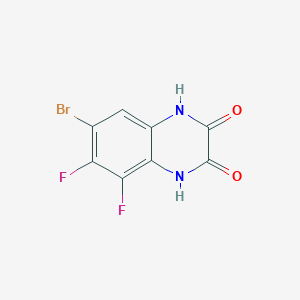 7-Bromo-5,6-difluoroquinoxaline-2,3(1H,4H)-dione