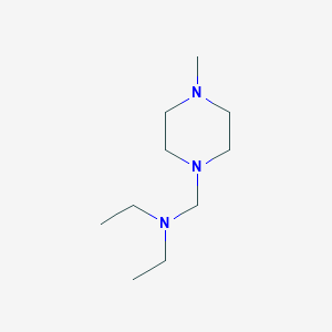 molecular formula C10H23N3 B13834805 N-Ethyl-N-[(4-methylpiperazin-1-YL)methyl]ethanamine CAS No. 50451-23-5