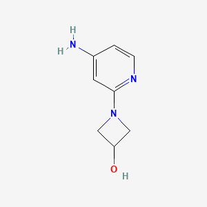 1-(4-Aminopyridin-2-yl)azetidin-3-ol