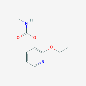 molecular formula C9H12N2O3 B13834957 Carbamic acid, methyl-, 2-ethoxy-3-pyridyl ester (8CI) 