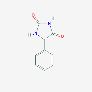 molecular formula C9H8N2O2 B013835 5-Phenylhydantoin CAS No. 89-24-7