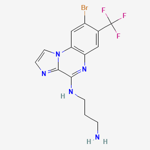 1,3-Propanediamine, N1-[8-bromo-7-(trifluoromethyl)imidazo[1,2-a]quinoxalin-4-yl]-