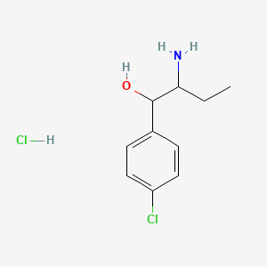 2-Amino-1-(4-chlorophenyl)butan-1-ol hydrochloride