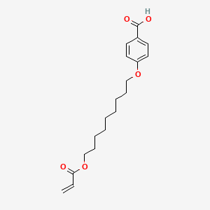 molecular formula C19H26O5 B13835051 4-((9-(Acryloyloxy)nonyl)oxy)benzoic acid 
