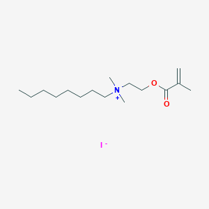 molecular formula C16H32INO2 B13835179 N,N-Dimethyl-N-(2-[methacryloyl]ethyl)-N-(1-octyl)ammonium iodide 