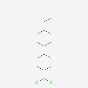 molecular formula C16H28Cl2 B13835264 Trans-4-(trans-4-propylcyclohexyl)cyclohexylmethylenechloride 