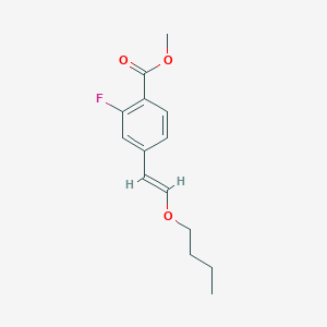 4-(2-Butoxyethenyl)-2-fluoro-benzoic acid methyl ester