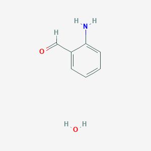 molecular formula C7H9NO2 B1383549 2-Aminobenzaldehyde hydrate CAS No. 2044704-76-7
