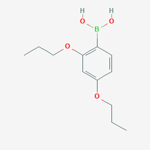 molecular formula C12H19BO4 B138355 (2,4-Dipropoxyphenyl)boronic acid CAS No. 150145-25-8