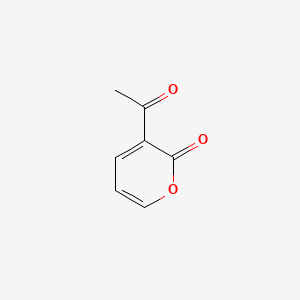 molecular formula C7H6O3 B13835516 Acetylpyran-2-one 