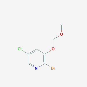 2-Bromo-5-chloro-3-(methoxymethoxy)pyridine
