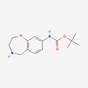 tert-butyl N-(2,3,4,5-tetrahydro-1,4-benzoxazepin-8-yl)carbamate