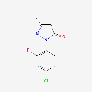 2-(4-Chloro-2-fluorophenyl)-5-methyl-2,4-dihydro-3h-pyrazol-3-one