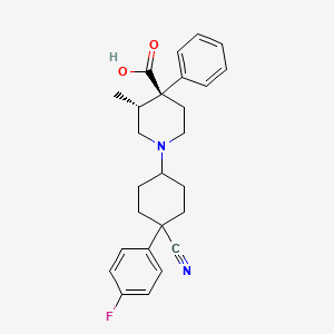 molecular formula C26H29FN2O2 B13835649 Levocabastin 