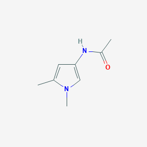 molecular formula C8H12N2O B13836008 N-(1,5-dimethylpyrrol-3-yl)acetamide 