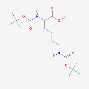 molecular formula C17H32N2O6 B13836056 Boc-Lys(Boc)-Ome 