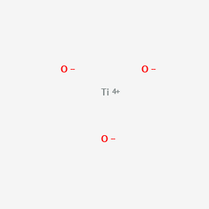 molecular formula O3Ti-2 B13836068 oxygen(2-);titanium(4+) 