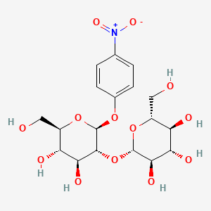 molecular formula C18H25NO13 B13836266 p-Nitrophenyl sophoroside 