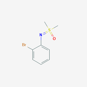 molecular formula C8H10BrNOS B1383634 [(2-Bromophenyl)imino]dimethyl-lambda6-sulfanone CAS No. 2060052-61-9