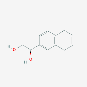 molecular formula C12H14O2 B13836345 (S)-(+)-(2-Naphthyl)-1,2-ethanediol 