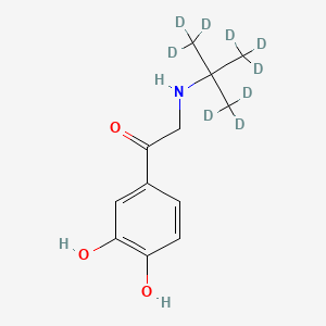 molecular formula C12H17NO3 B13836438 1-Oxo Colterol-d9 