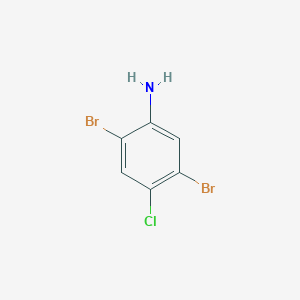 molecular formula C6H4Br2ClN B13836606 2,5-Dibromo-4-chloroaniline 