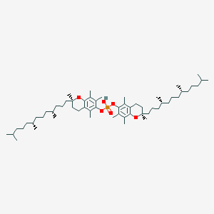 molecular formula C58H99O6P B13836672 bis[(2R)-2,5,7,8-tetramethyl-2-[(4R,8R)-4,8,12-trimethyltridecyl]-3,4-dihydrochromen-6-yl] hydrogen phosphate 