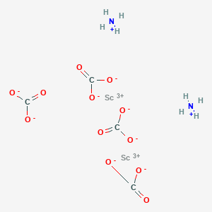 molecular formula C4H8N2O12Sc2 B13836728 Ammonium carbonate/scandium carbonate CAS No. 312623-99-7