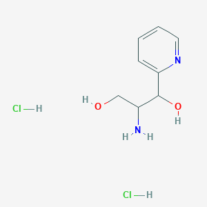 2-Amino-1-(pyridin-2-yl)propane-1,3-diol dihydrochloride