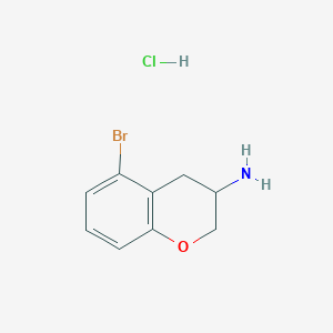 5-bromo-3,4-dihydro-2H-1-benzopyran-3-amine hydrochloride