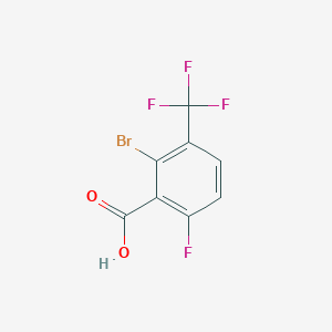 2-Bromo-6-fluoro-3-(trifluoromethyl)benzoic acid