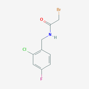 2-Bromo-n-(2-chloro-4-fluorobenzyl)acetamide