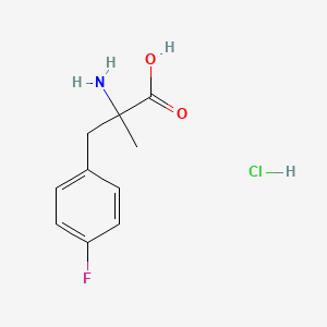2-Amino-3-(4-fluorophenyl)-2-methylpropanoic acid hydrochloride
