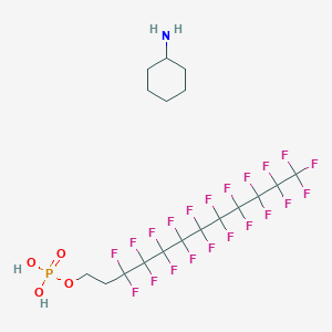 molecular formula C18H19F21NO4P B13836859 Mono[2-(perfluorodecyl)ethyl] Phosphate Cyclohexylamine Salt 