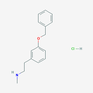 {2-[3-(Benzyloxy)phenyl]ethyl}(methyl)amine hydrochloride
