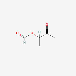 molecular formula C5H8O3 B13836961 2-Butanone, 3-(formyloxy)- 