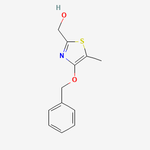 [4-(Benzyloxy)-5-methyl-1,3-thiazol-2-yl]methanol