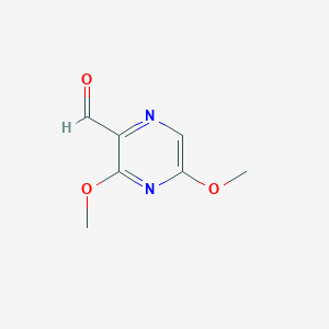 B138370 3,5-Dimethoxypyrazine-2-carbaldehyde CAS No. 136866-38-1
