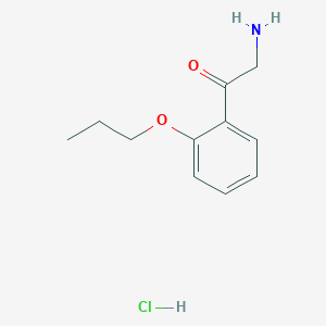 2-Amino-1-(2-propoxyphenyl)ethan-1-one hydrochloride